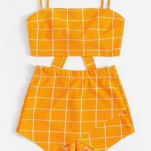 2 piece skort set